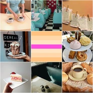 Beysgirl waitress moodboard