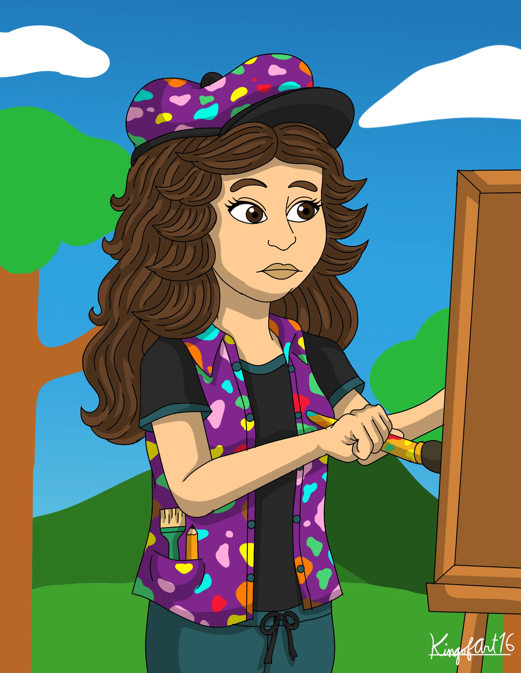 Mary painting a picture Fandom