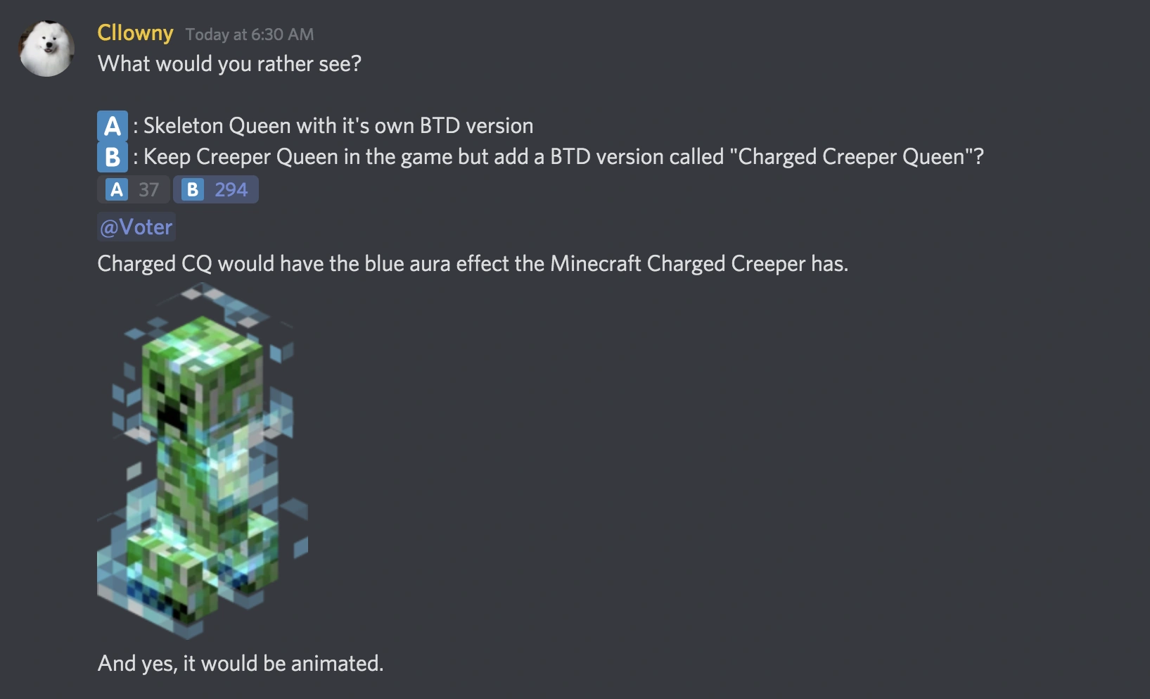 CREEPER QUEEN IS STAYING WITH US BOIS! Fandom