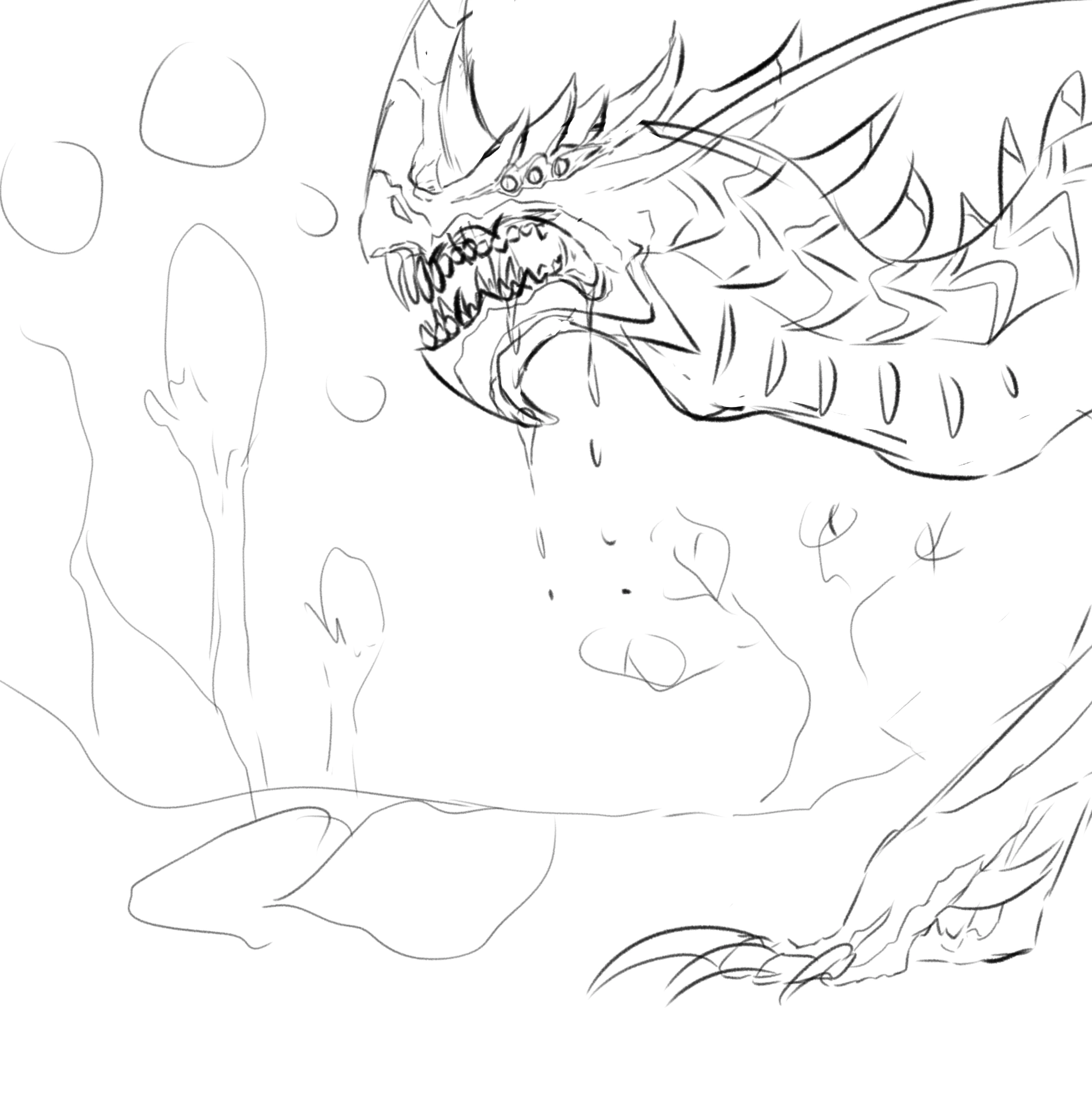 heavy heavy HEAVY wip drawing of bob | Fandom