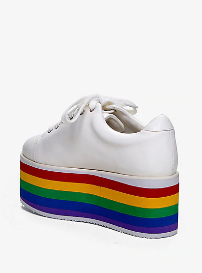 rainbow high tops