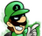 Mr n. Supreme Weegee. Mr l. Luigi meme. Weegee head PNG.