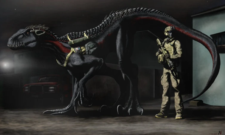 If the indoraptor project was a success. artwork by RandomAsRandom ...