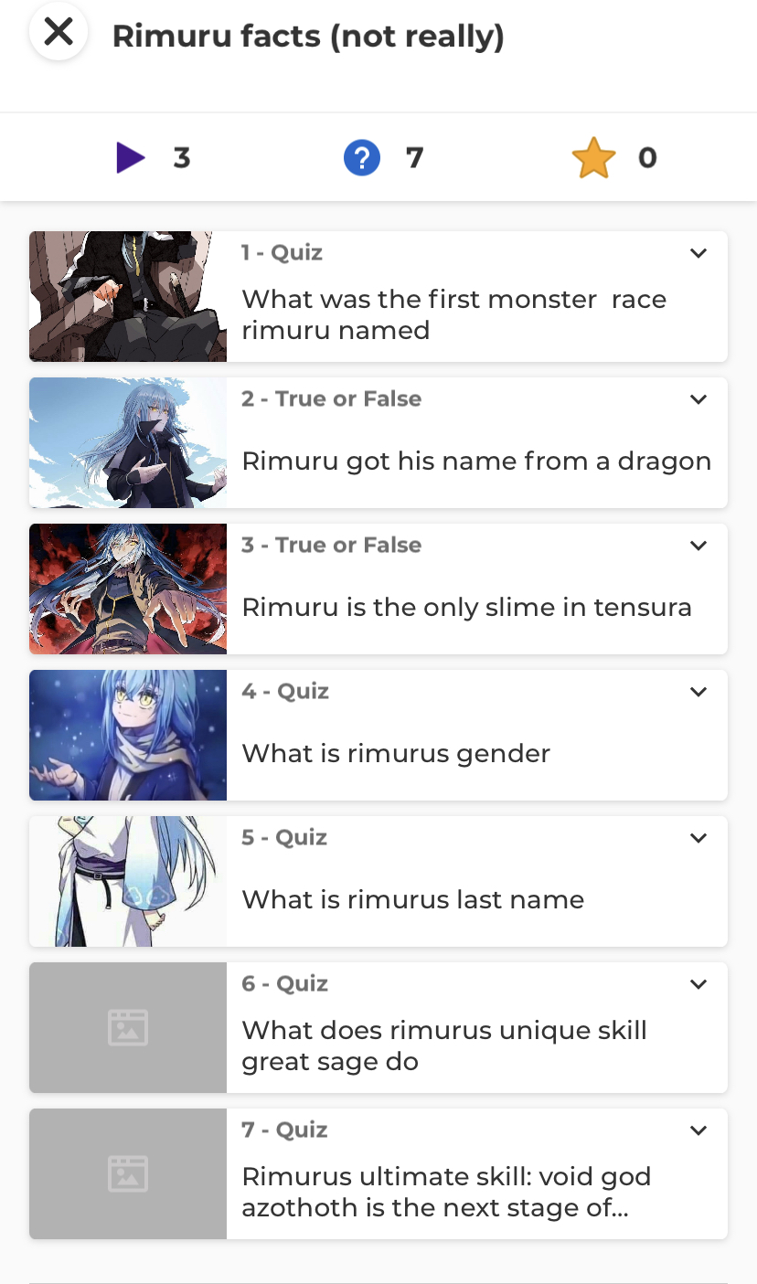 Quiz do rimuru de tensei shitara slime datta ken