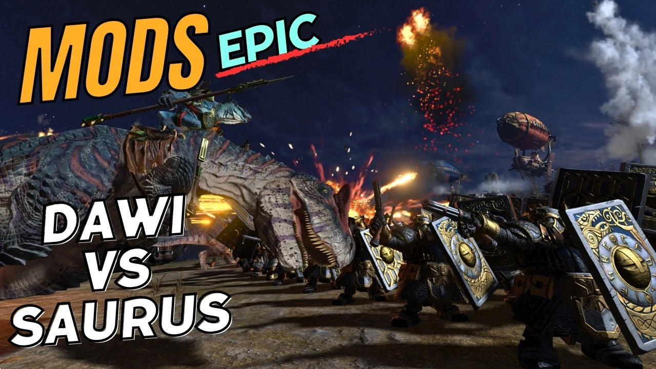 Dawi Machine vs Saurus! Insane Total Warhammer 3 Mod Battle! | Fandom