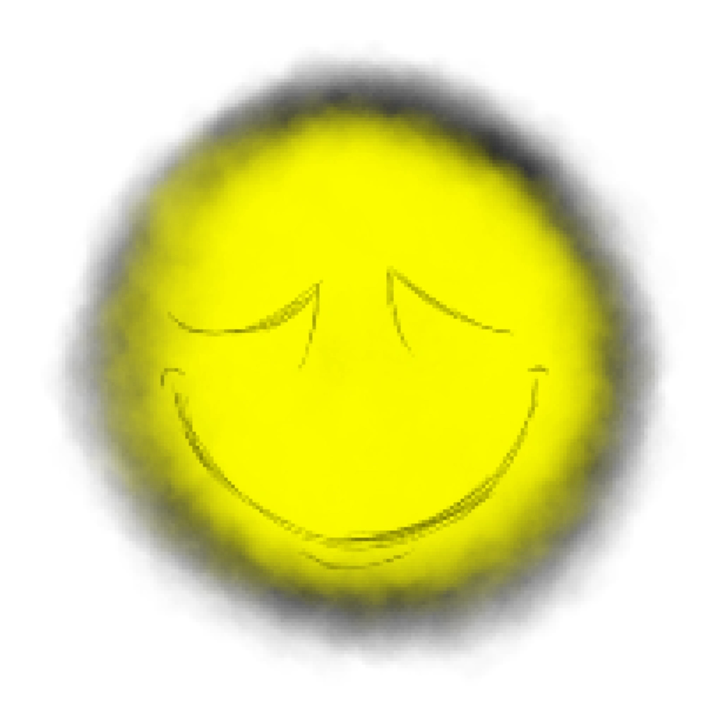 Glaggleland joy at a Harvey Ross Ball themed yellow smiley face in  Manchester on Craiyon, image size:1000x1000