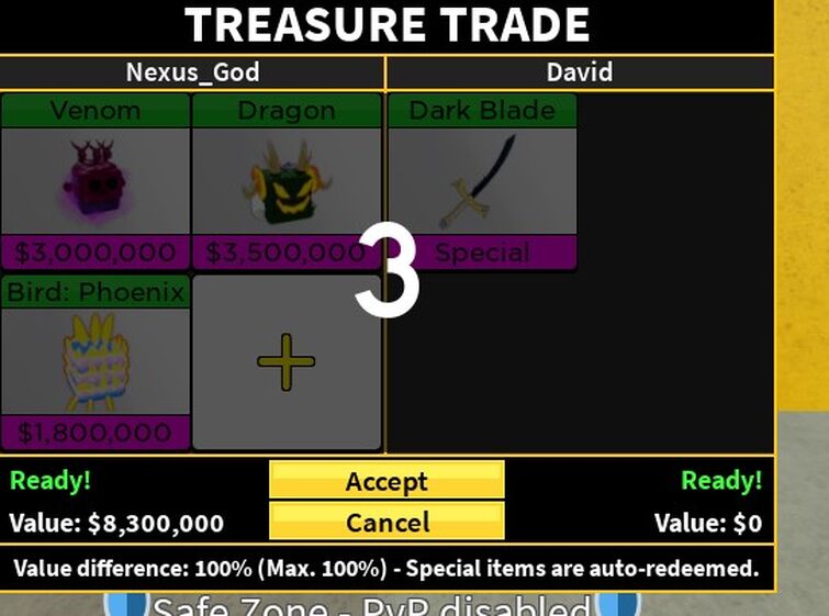 Who wants to offer, Trading two dragons and two controls for darkblade! : r/ bloxfruits