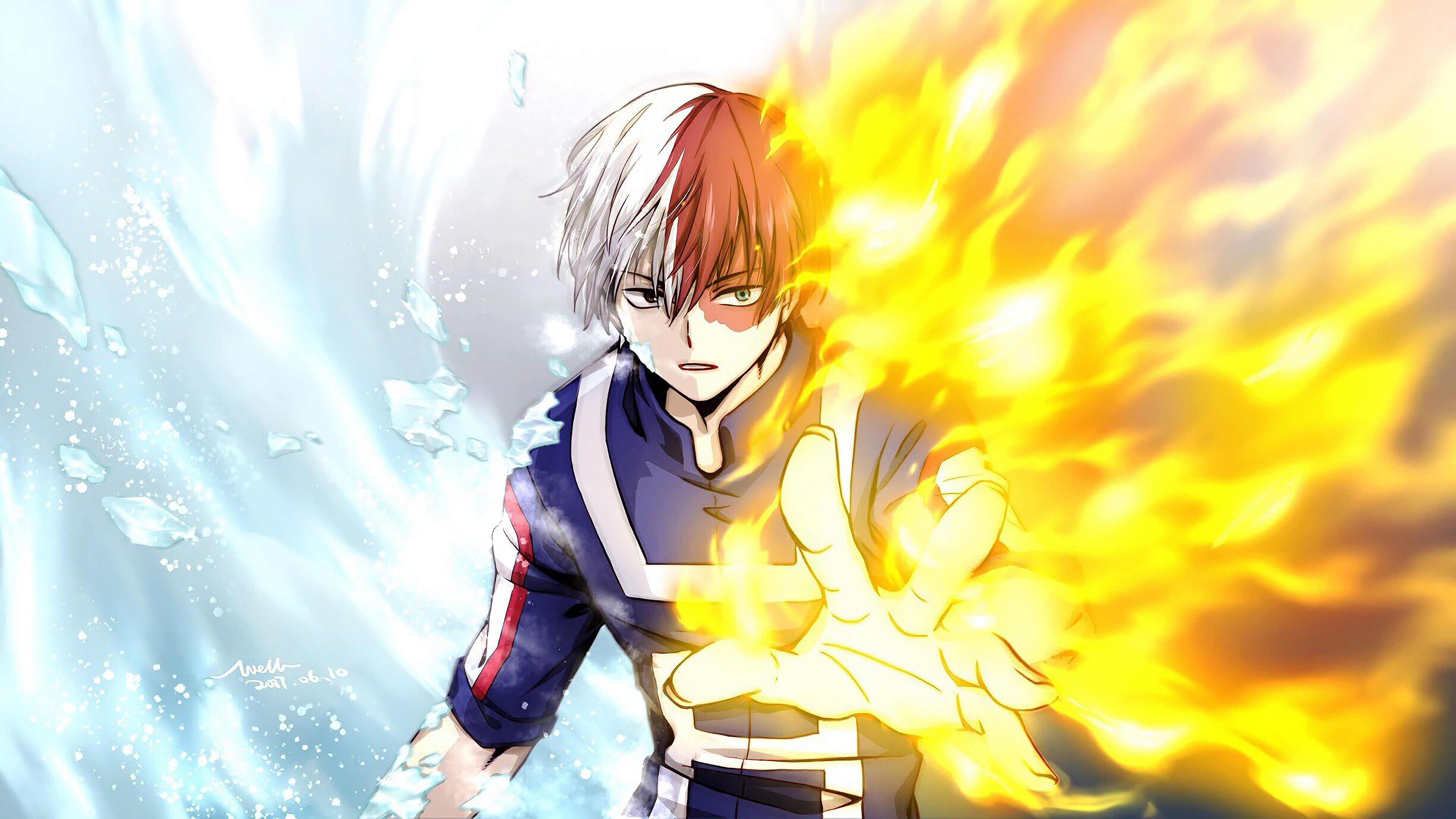 Anyone else wish that Todoroki could fuse his fire and ice and control ...