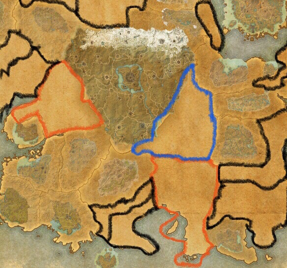 How Zenimax Should Divide Cyrodiil Into Zones For Future Eso Dlc Region Name And Fandom
