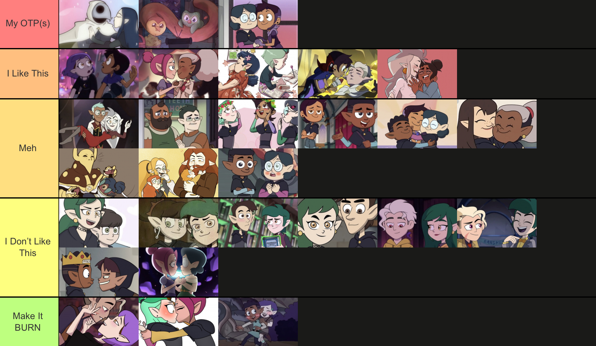 Tier List: The Owl House Characters : r/TheOwlHouse