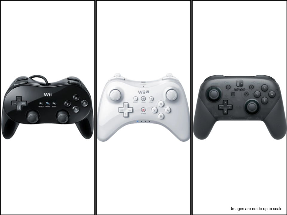 nintendo switch pro controller on wii u