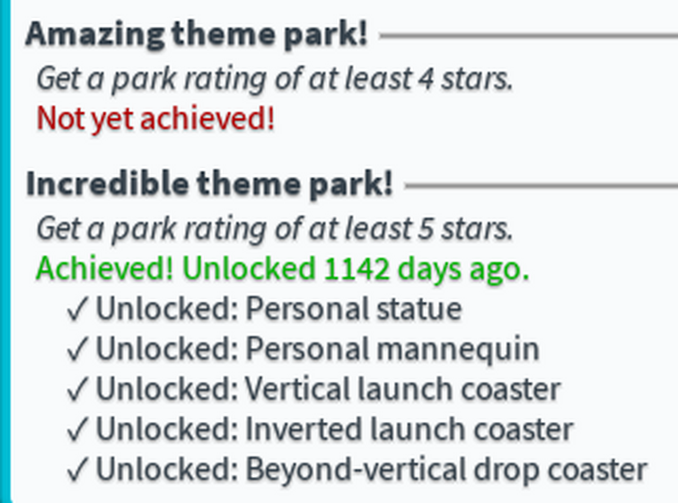 Discuss Everything About Theme Park Tycoon 2 Wikia Fandom - roblox theme park tycoon 2 achievements decakill