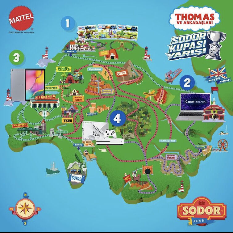 Sodor Map In Turkey | Fandom