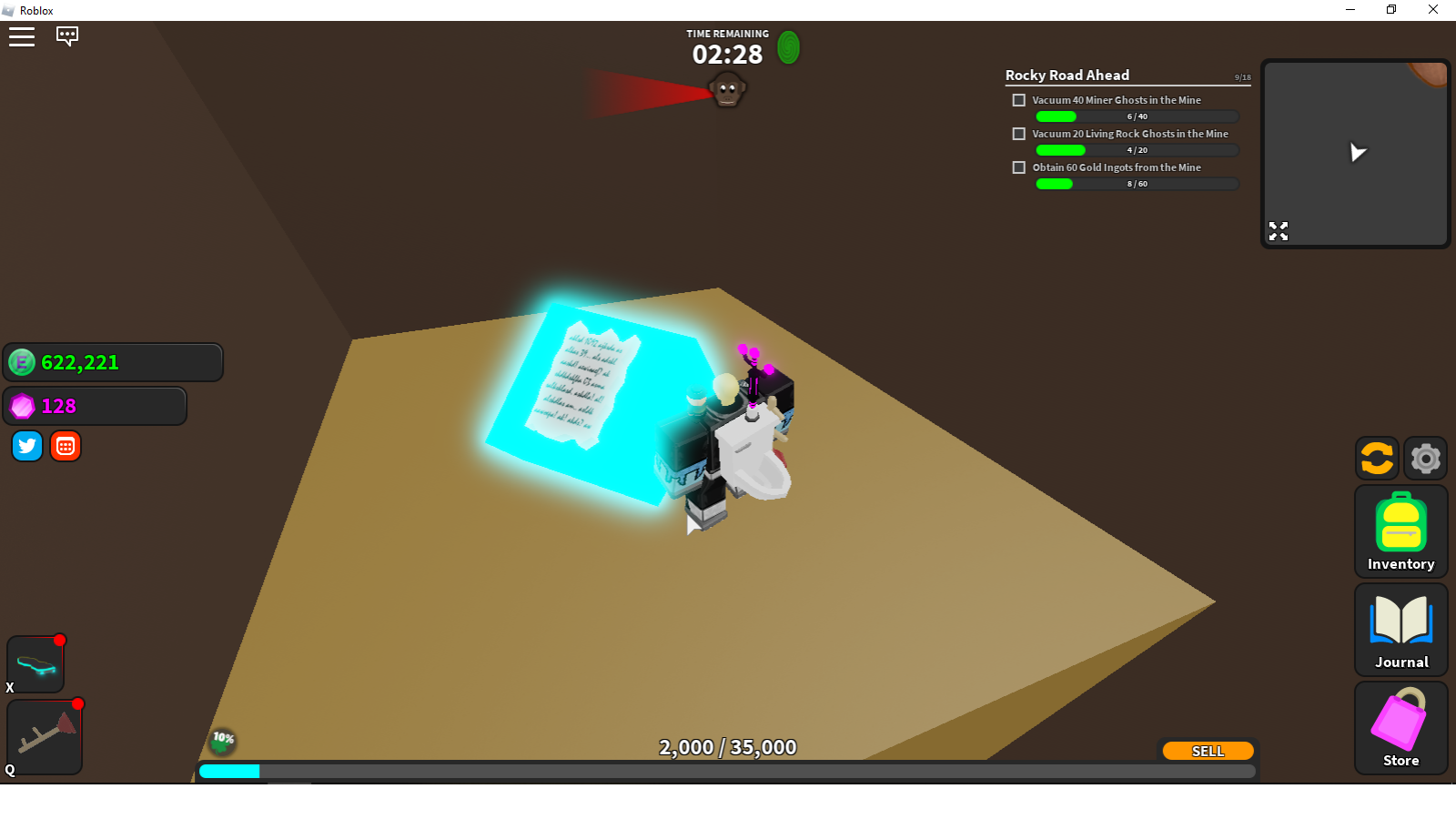 I Found A Note At The End Of The Mine Obby But It Does - get robux if you beat my obby but they dont know its