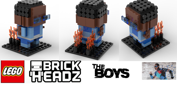 LEGO MOC Black Noir Brickheadz LEGO MOC -  Prime Video The