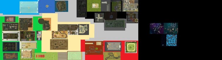 i made a somewhat canonical map of chicken gun | Fandom