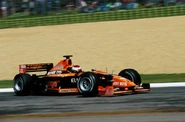 The Arrows A21 driven by Pedro de la Rosa (18) and Jos Verstappen (19)