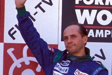 Photo Dédicacée Stefano Modena, Pilote F1 (1987-1992), Originale