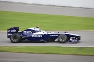 Rubens Barrichello during qualifying at the Canadian Grand Prix
