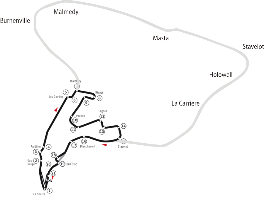 Circuit De Spa Francorchamps The Formula 1 Wiki Fandom