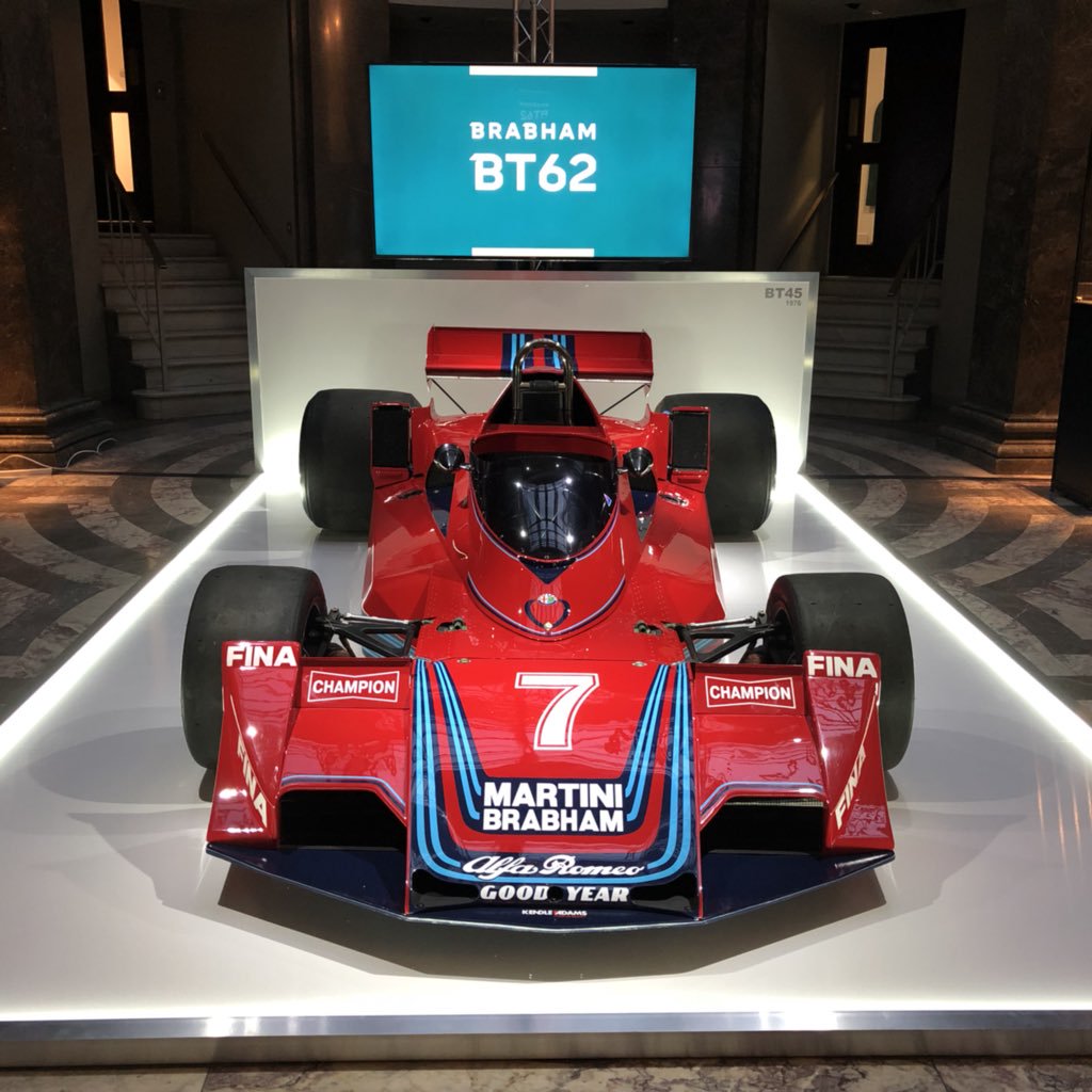 21 April 2018: Historic F1 Cars Brabham BT44 and BT45 Sponsorized