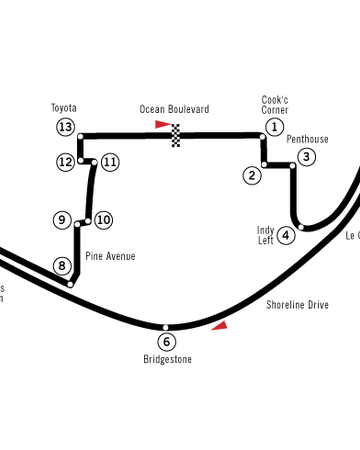 Long Beach Grand Prix Map 2022