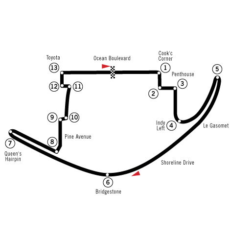 Long Beach Street Circuit, Formula 1 Wiki