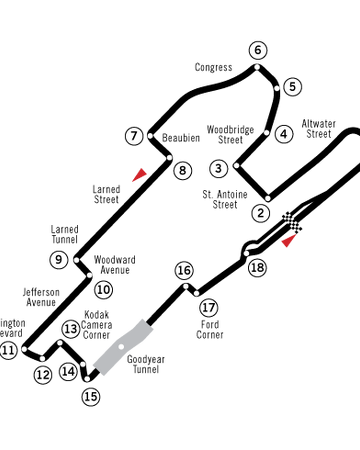 Detroit Street Circuit The Formula 1 Wiki Fandom