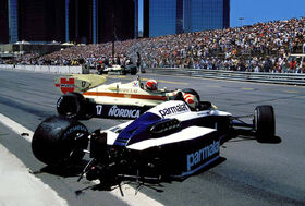 Piquet Surer 1984 Detroit Grand Prix