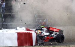 Lewis Hamilton 2007 Accident