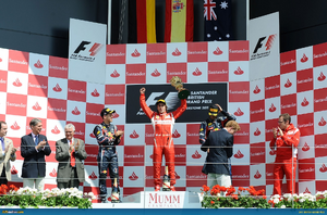 What is the classical music played on the Formula One podium