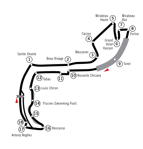 Dimensions 1 1/2x1 5/16in Formula 1 Pin F1 Grand Prix 1997 Monaco