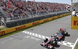 2012 Canadian Grand Prix Hamilton Wins