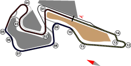 Igora Drive Circuit Vector map