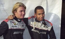 Hamilton And Rosberg Karting