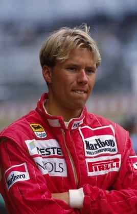 SIMON WARD. Formula 1, JJ Lehto, signeerattu ja päivätty 1991, guassi SIMON WARD. Formula 1, JJ Lehto, signeerattu ja päivätty 1991, guassi