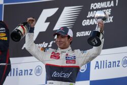 Kamui Kobayashi Japan 2012 Podium