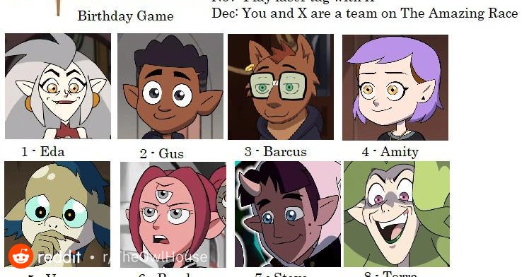 Owl House bday game :D | Fandom