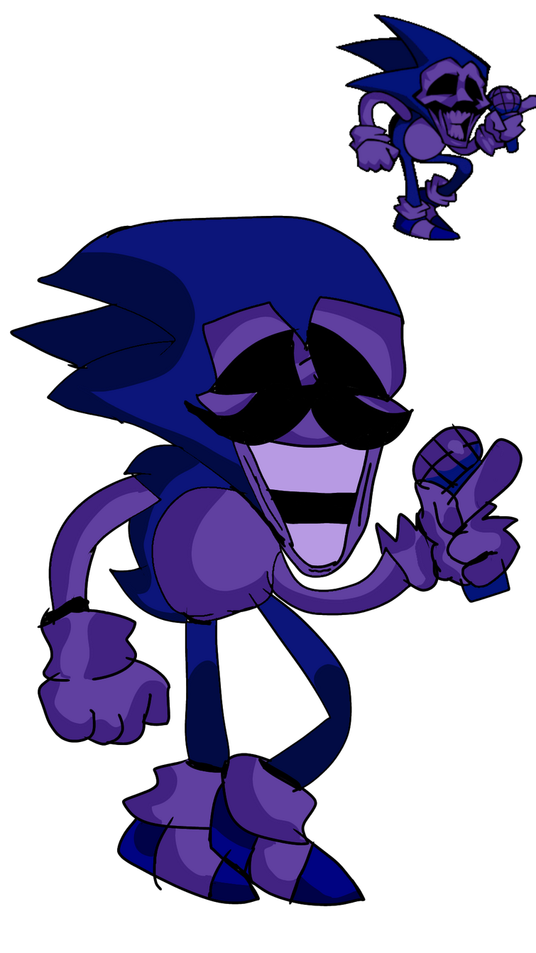 if majin Sonic has a mask all the time?(animated) 