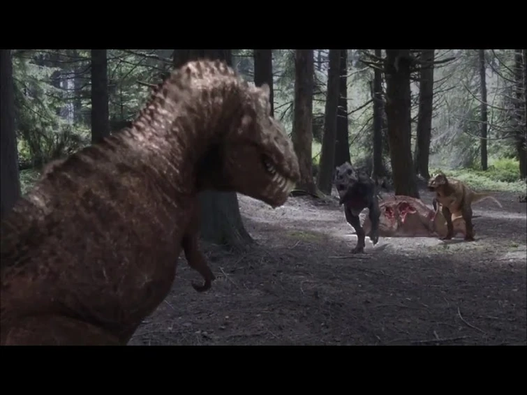 Dinosaur Revolution - T.rex battle (but, with a new scene)