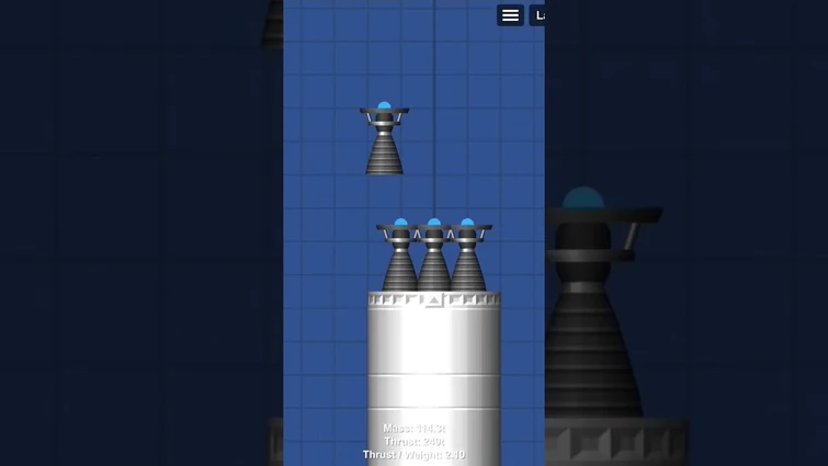 Alan Becker's Saturn V attempt (recreated in Spaceflight Simulator)