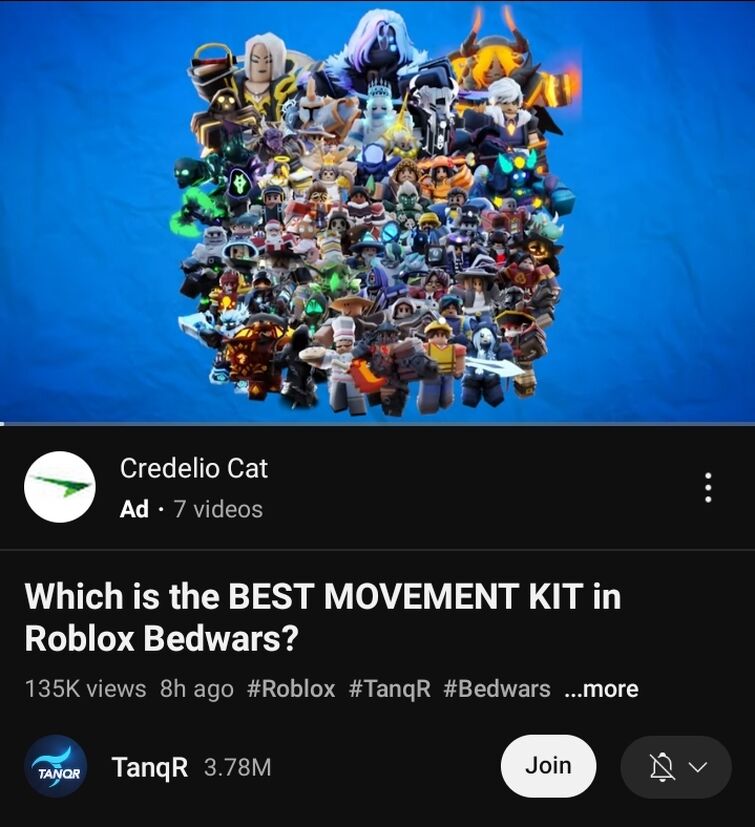 Which is the BEST MOVEMENT KIT in Roblox Bedwars? 