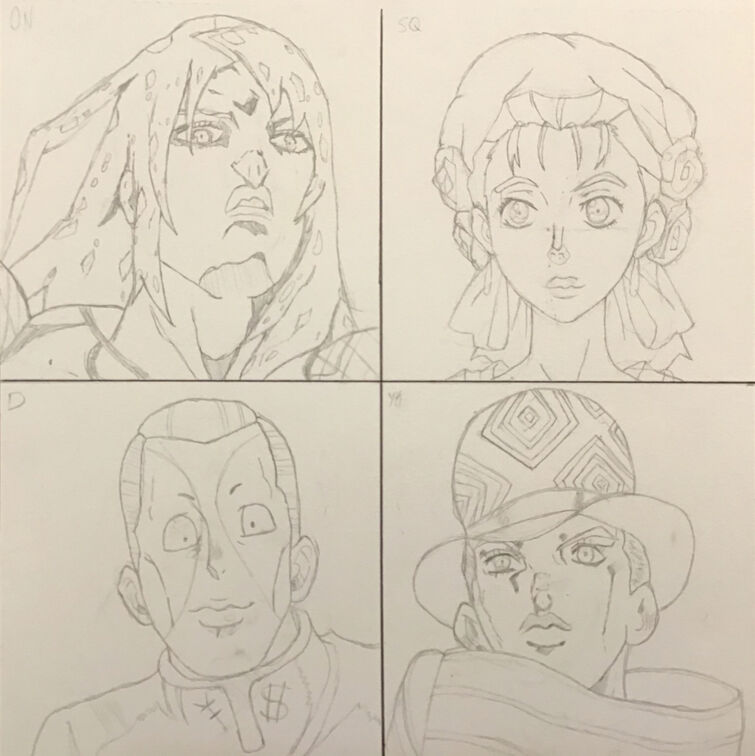 Draw your picture or original character as a jojo reference by
