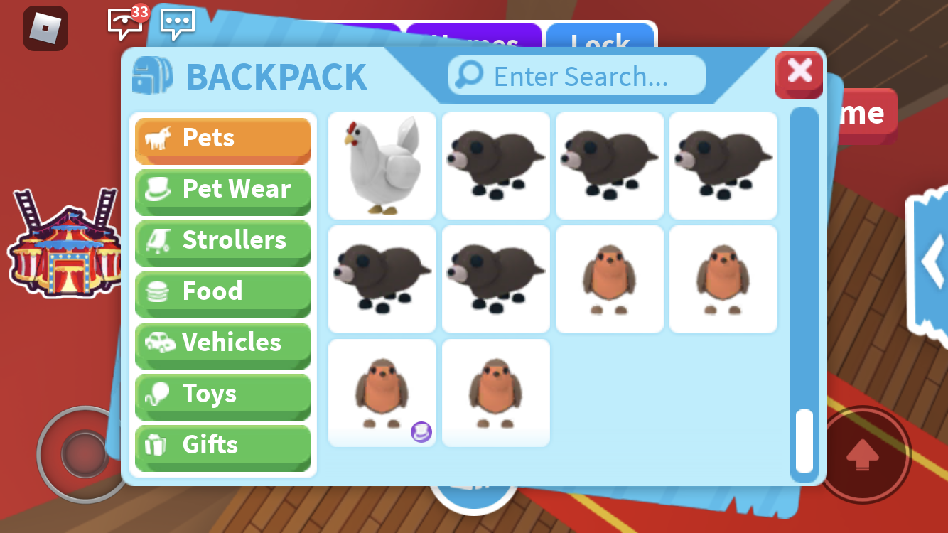 Adopt Me Inventory Pets