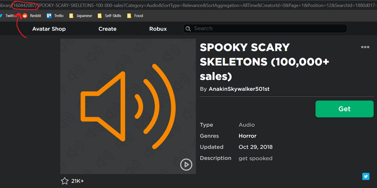 Scary Music Ids