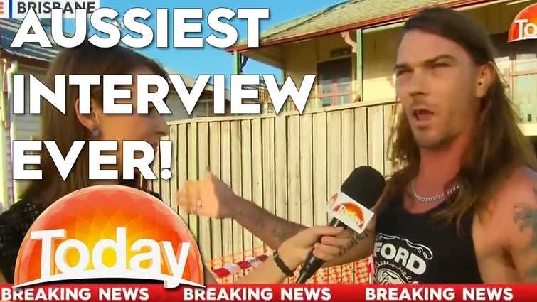 Aussiest. Interview. Ever. What a legend!