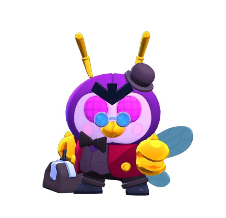 Brawl stars мистер муха. Мегаящик в бравл. Мистер муха браво старс. Скин мистер муха. Мистер муха.