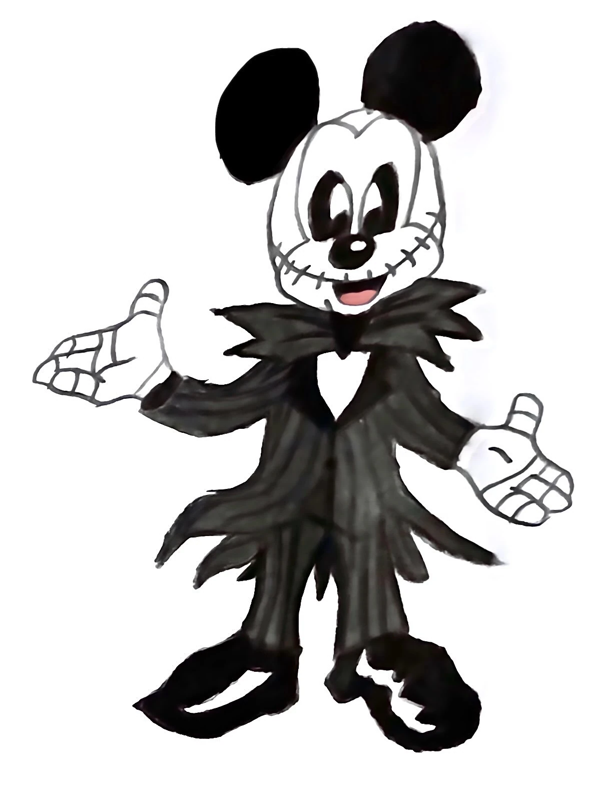 Mickey and Minnie Mouse as Jack Skellington and Sally | Fandom