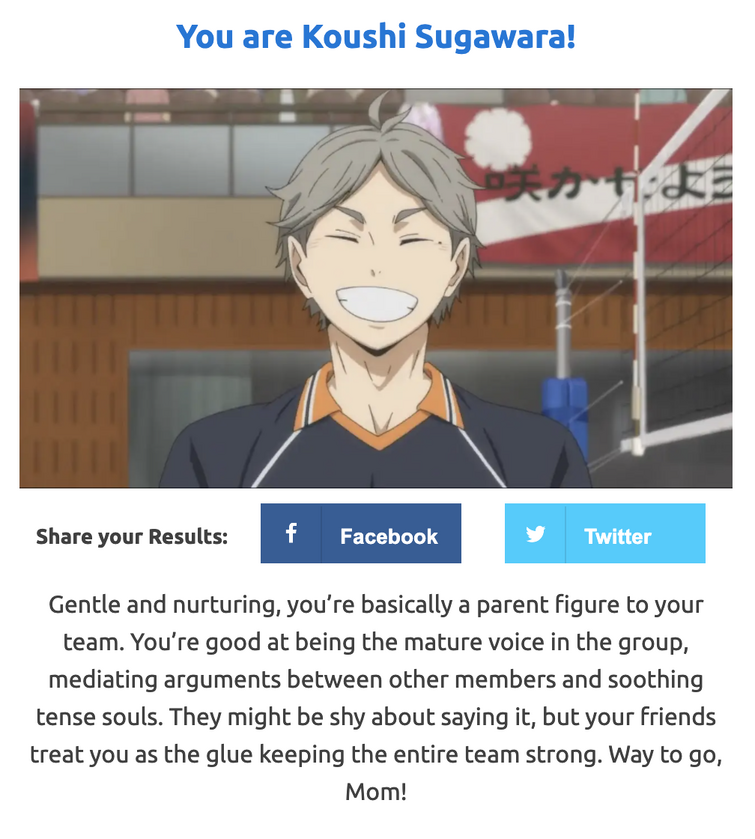 Which Haikyuu! Character Are You? Take This Quiz to Find Out
