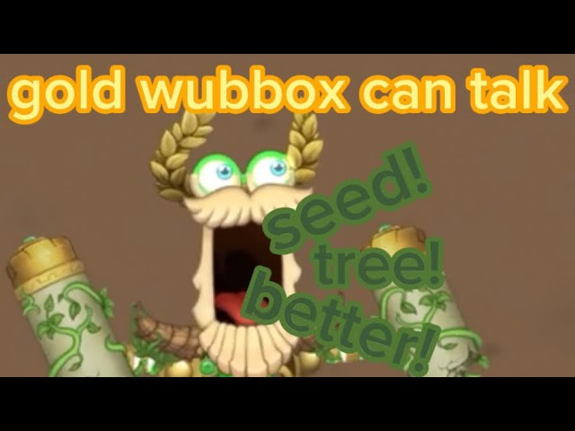 Gold Wubbox Earth Phrase by Clubbox Sound Effect - Meme Button - Tuna